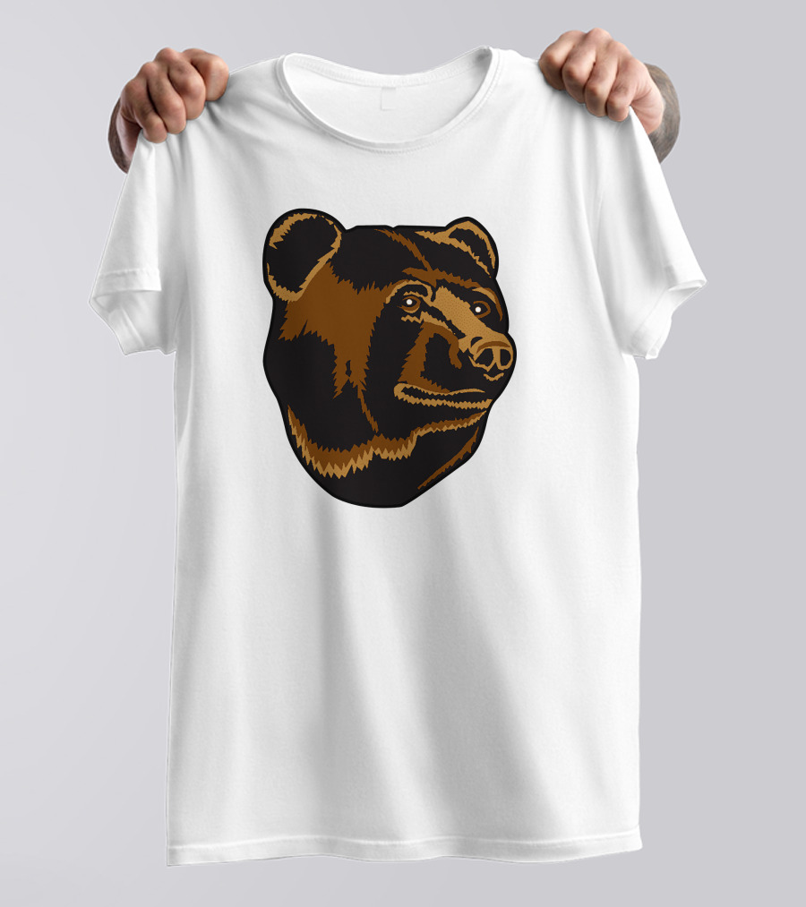 Boston Bruins Bear Head Emblem T-Shirt