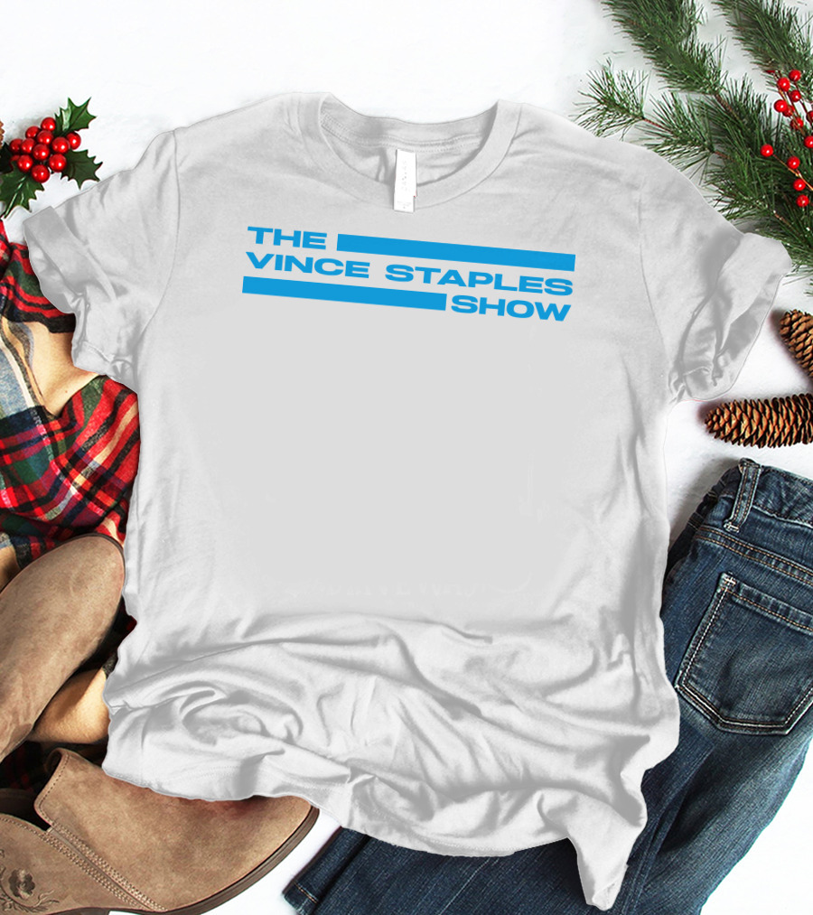 THE VINCE STAPLES SHOW Blue Text T-Shirt