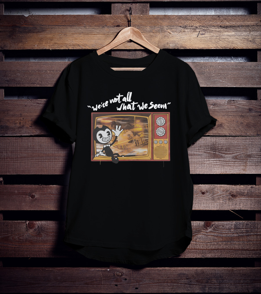 Bendy We're Not All What We Seem Classic TV T-Shirt