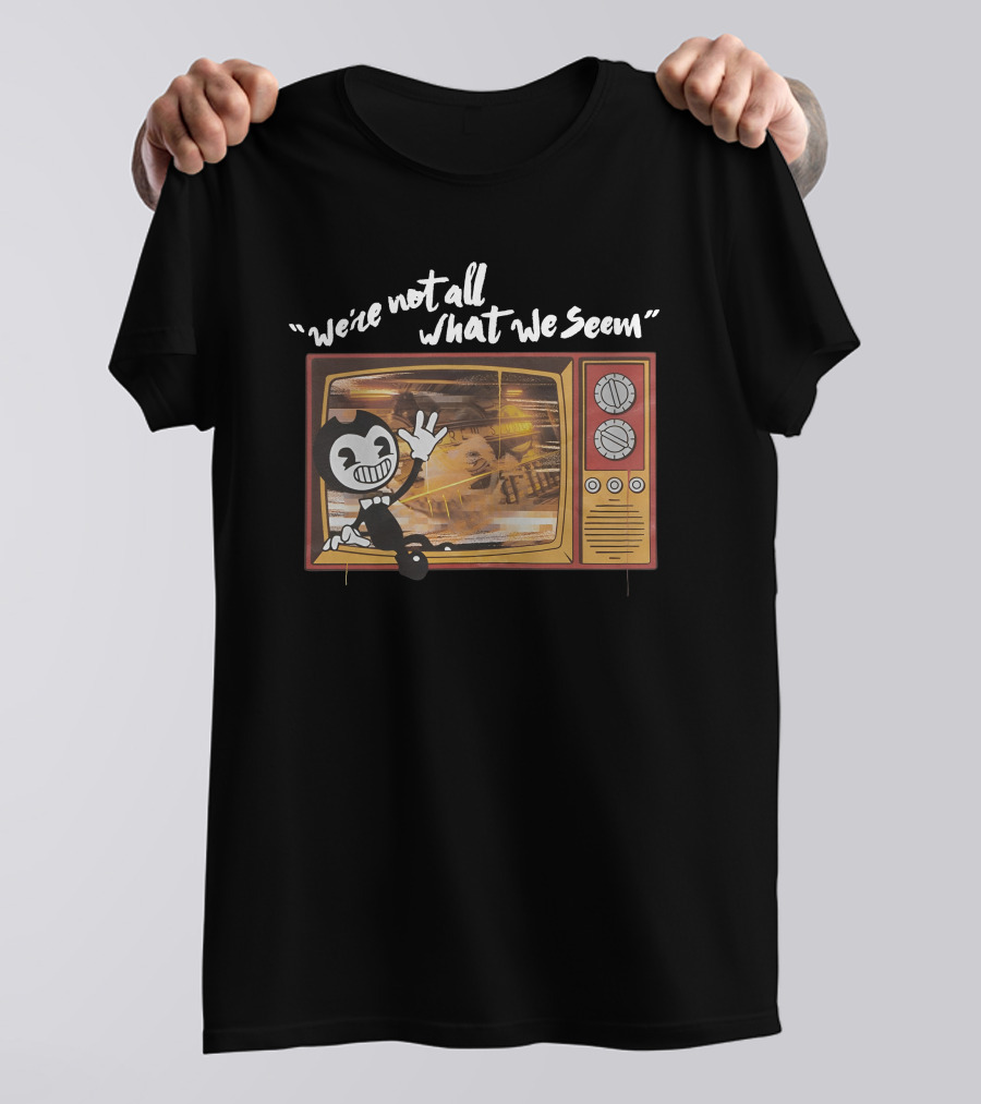 Bendy We're Not All What We Seem Classic TV T-Shirt