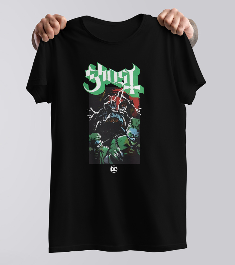 Ghost Batjoker DC Comics Dark Nights Villain Legends T-Shirt