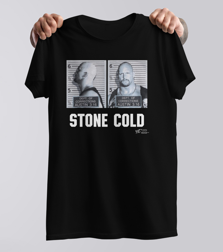 Dept Of Corrections Austin 3:16 Mugshot Stone Cold Steve Austin WWF Wrestling T-Shirt
