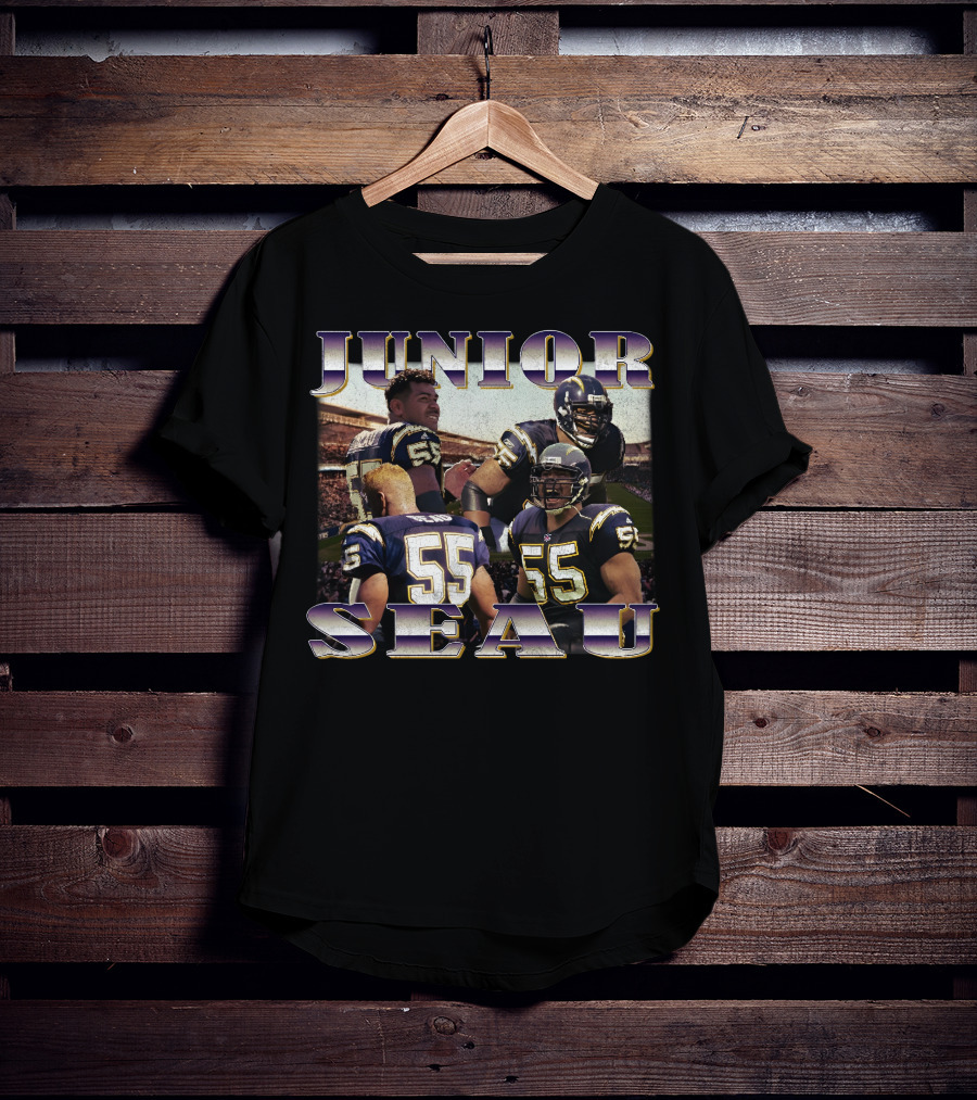 Junior Seau Los Angeles Chargers NFL Legend 55 T-Shirt