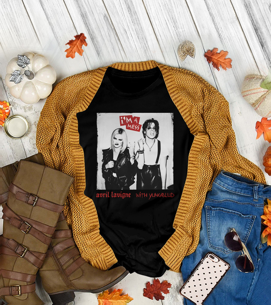 Avril Lavigne I'm A Mess With Yungblud T-Shirt