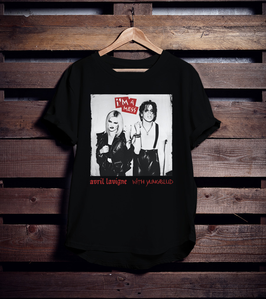 Avril Lavigne I'm A Mess With Yungblud T-Shirt