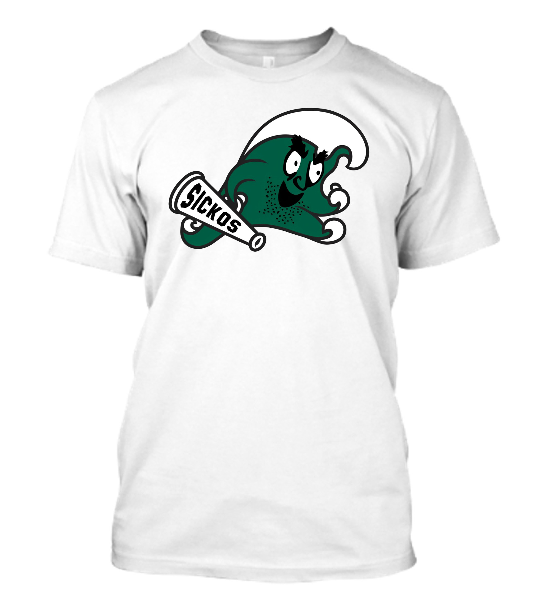 Sickos Committee Mascot Waving A Megaphone T-Shirt