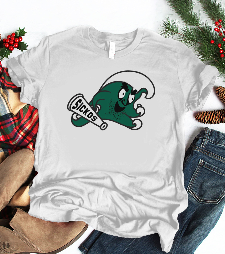 Sickos Committee Mascot Waving A Megaphone T-Shirt