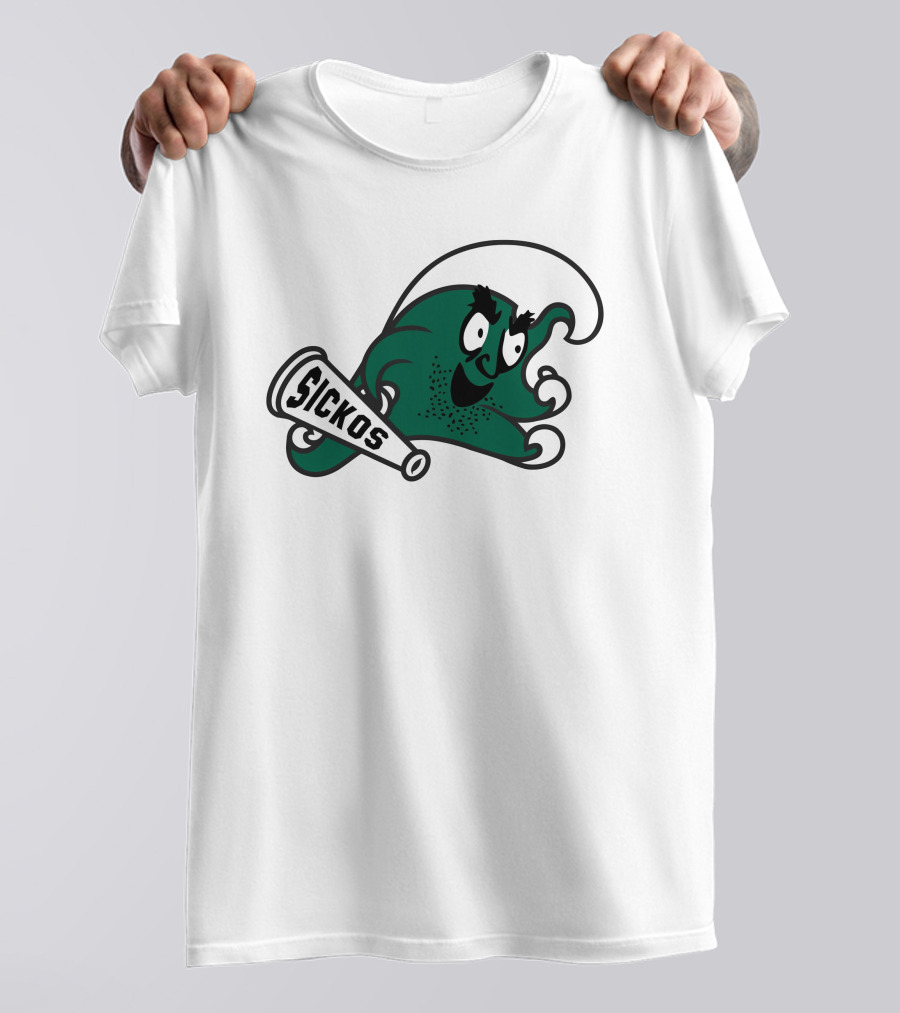 Sickos Committee Mascot Waving A Megaphone T-Shirt