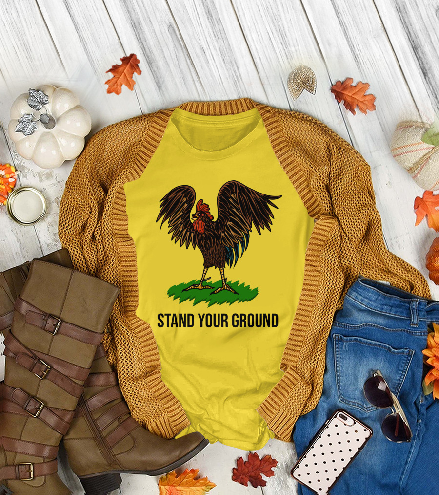 Tim Pool Stand Your Ground Rooster T-Shirt