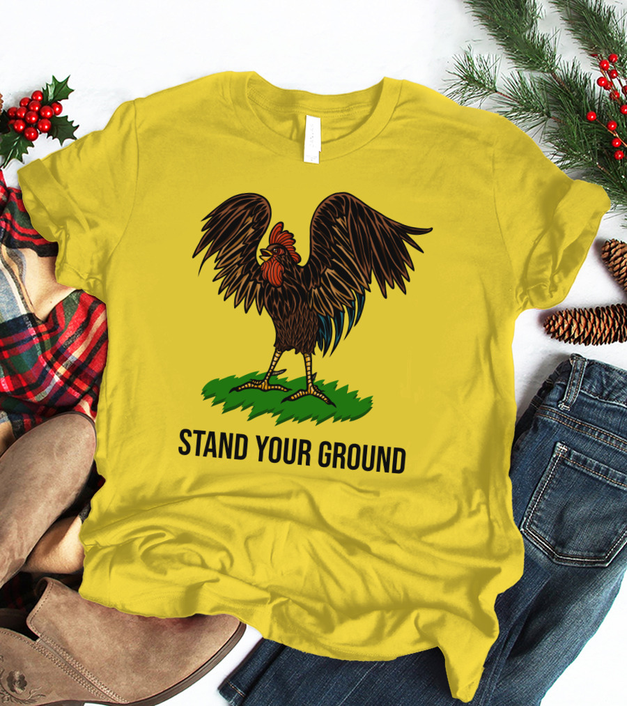 Tim Pool Stand Your Ground Rooster T-Shirt