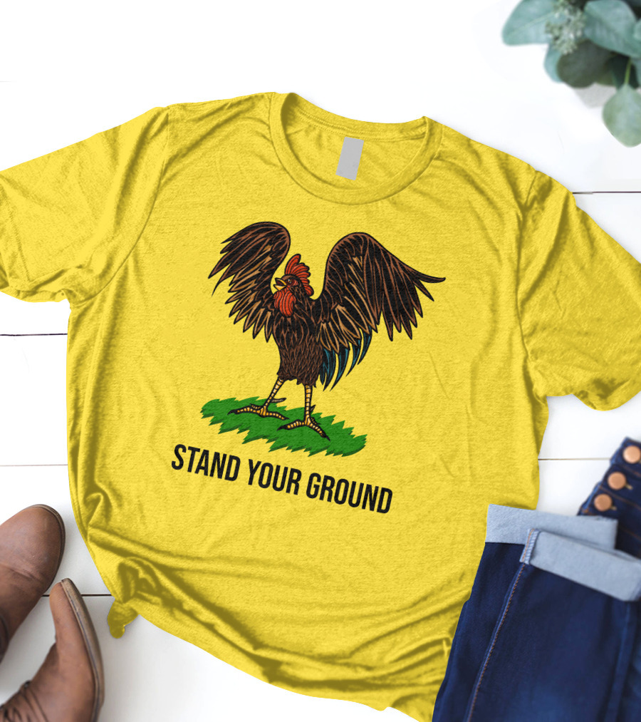 Tim Pool Stand Your Ground Rooster T-Shirt