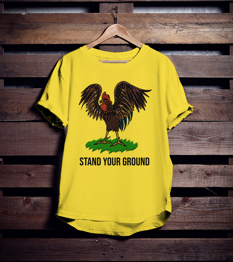 Tim Pool Stand Your Ground Rooster T-Shirt