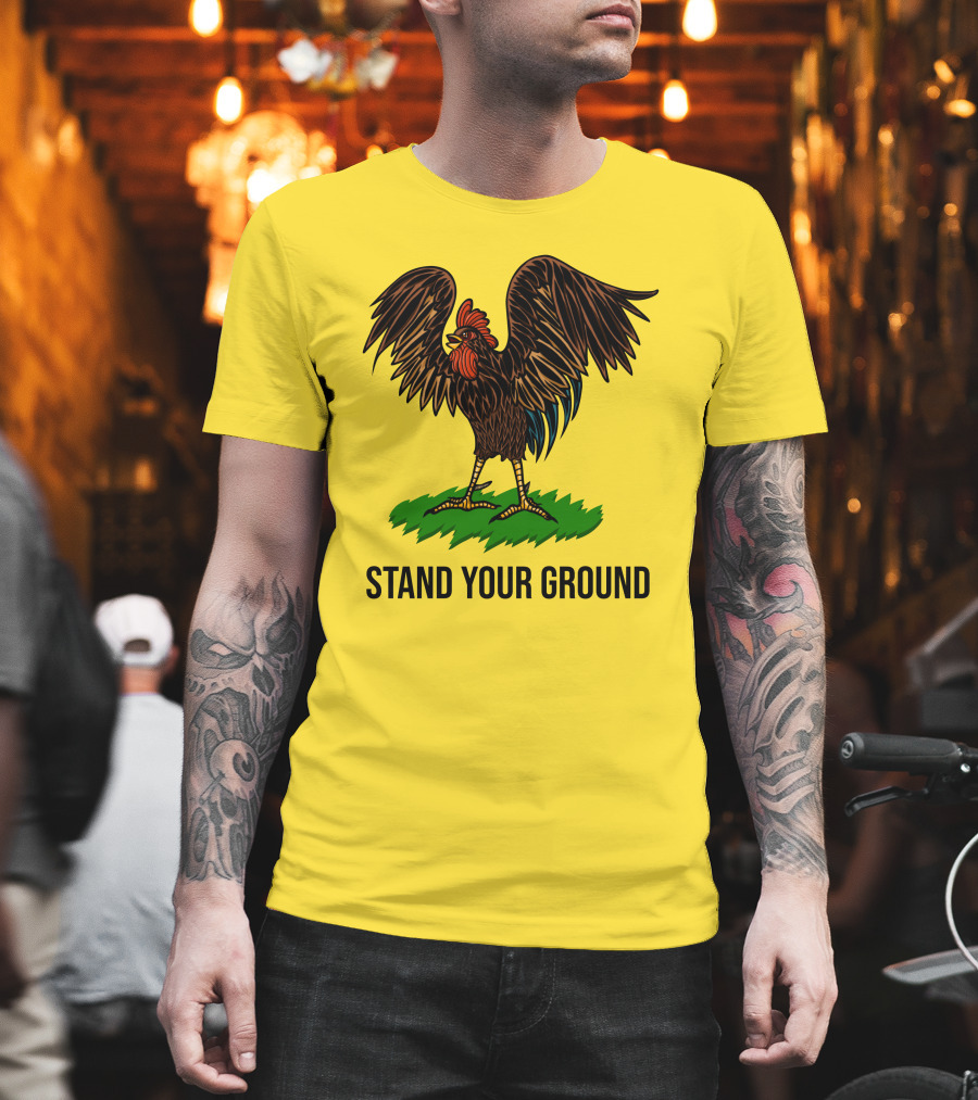 Tim Pool Stand Your Ground Rooster T-Shirt