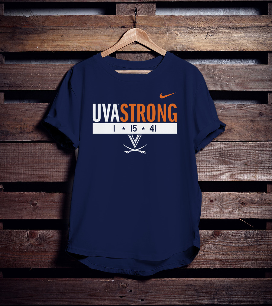 UVA Strong 1 15 41 Basketball Virginia Cavaliers T-Shirt