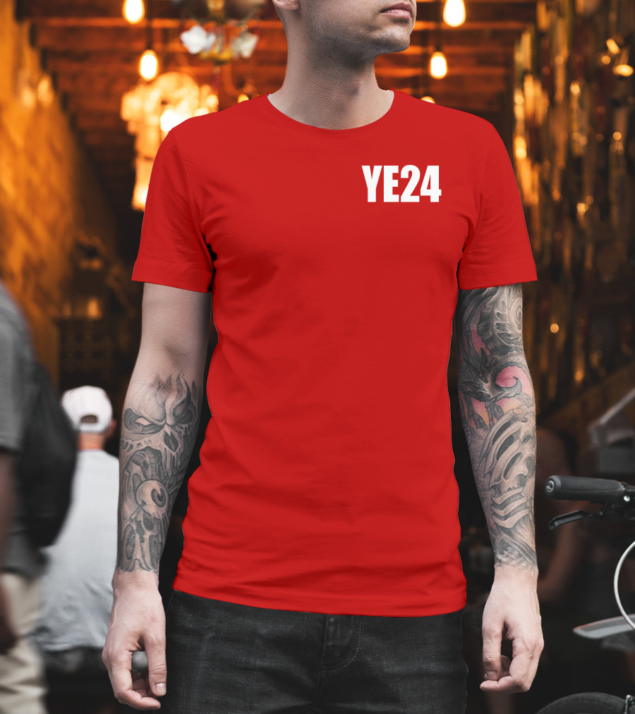 Ye24 Donda's Place Campaign Text White T-Shirt