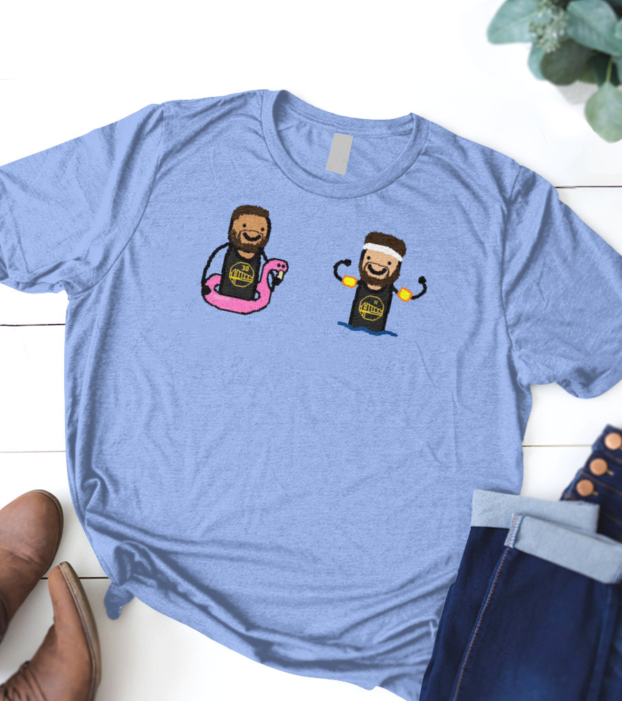 NBA Paint Splash Brothers Floating Fun 30 T-Shirt