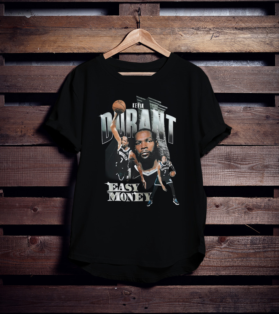 Kevin Durant Brooklyn Easy Money Basketball T-Shirt