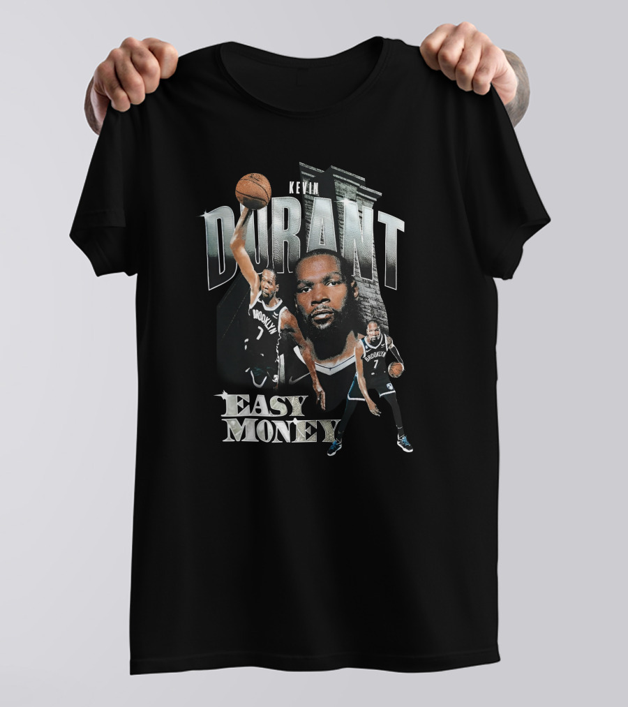 Kevin Durant Brooklyn Easy Money Basketball T-Shirt