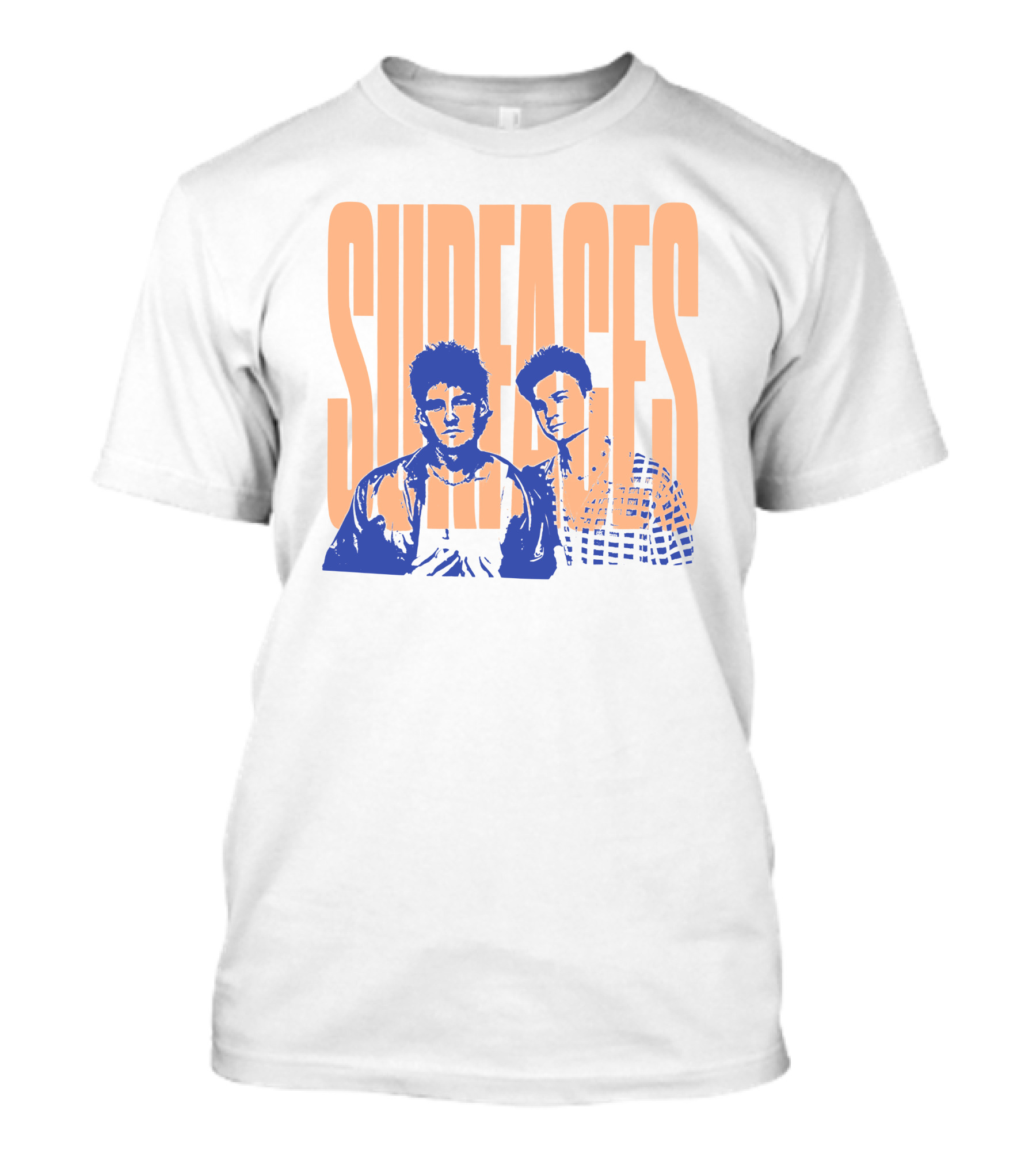 Surfaces Stencil Off White Portrait Bold Typography T-Shirt