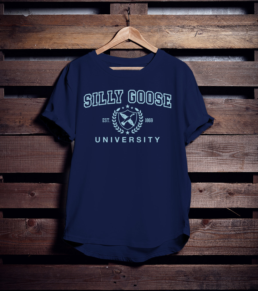 Silly Goose University Est 1869 Laurel Crest T-Shirt