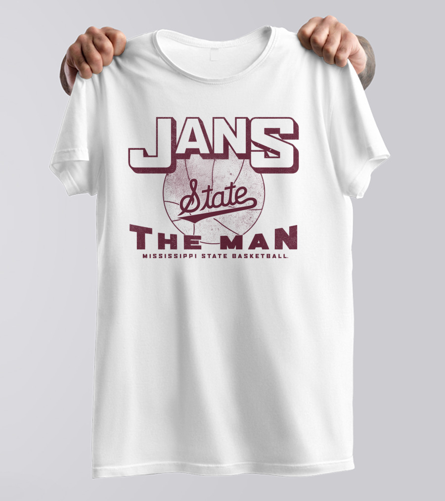 Jans State The Man Mississippi State Basketball T-Shirt