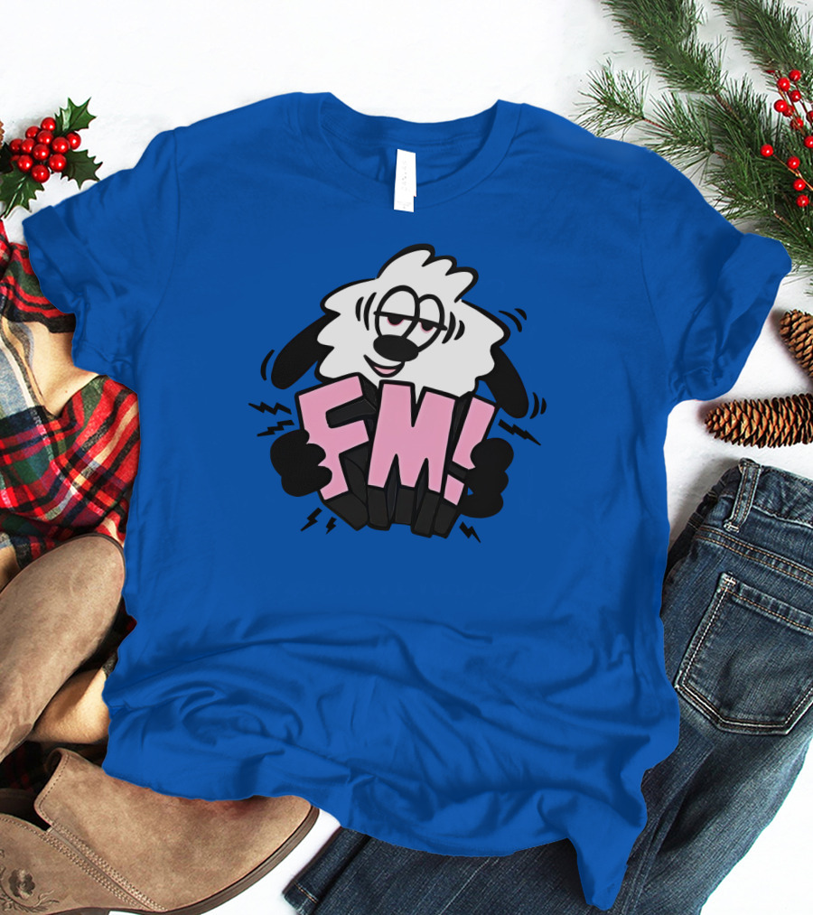 Vs X Verdy FM Cartoon Sheep Complex Con Blue T-Shirt