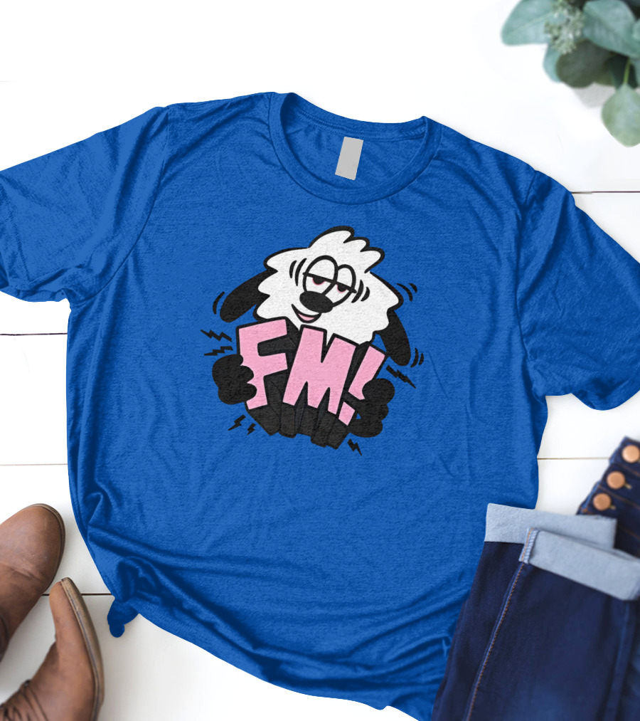 Vs X Verdy FM Cartoon Sheep Complex Con Blue T-Shirt