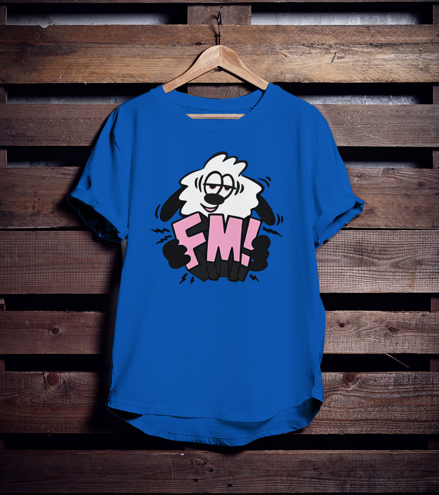 Vs X Verdy FM Cartoon Sheep Complex Con Blue T-Shirt