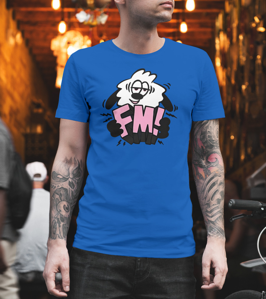 Vs X Verdy FM Cartoon Sheep Complex Con Blue T-Shirt
