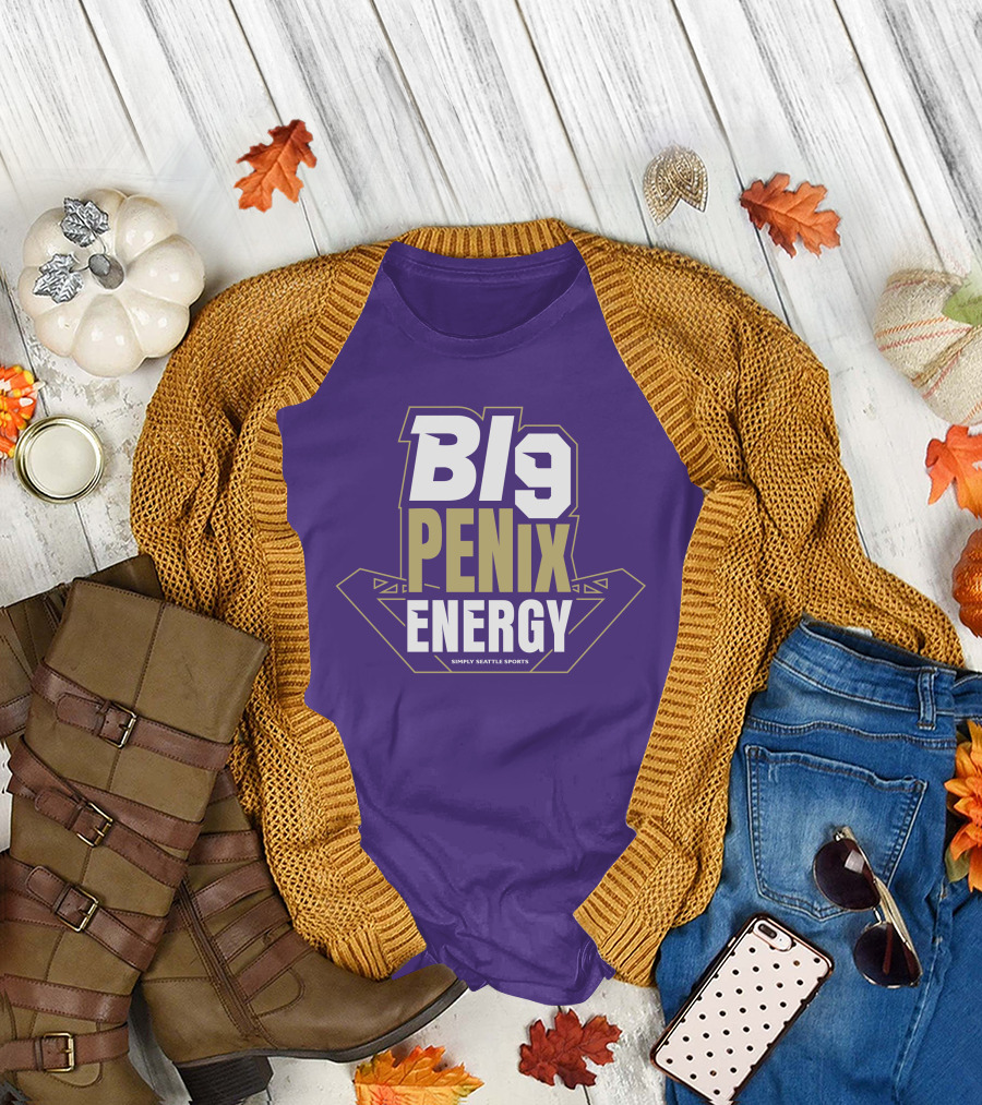 Big Penix Energy Simply Seattle Sports T-Shirt