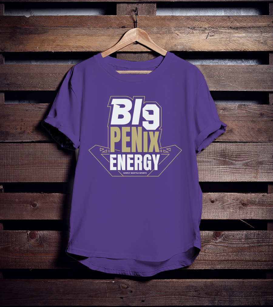 Big Penix Energy Simply Seattle Sports T-Shirt