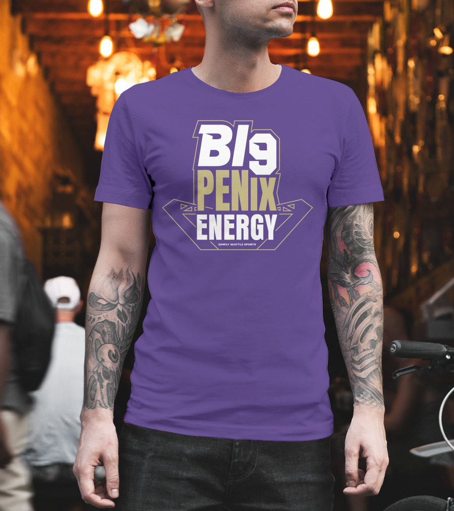 Big Penix Energy Simply Seattle Sports T-Shirt