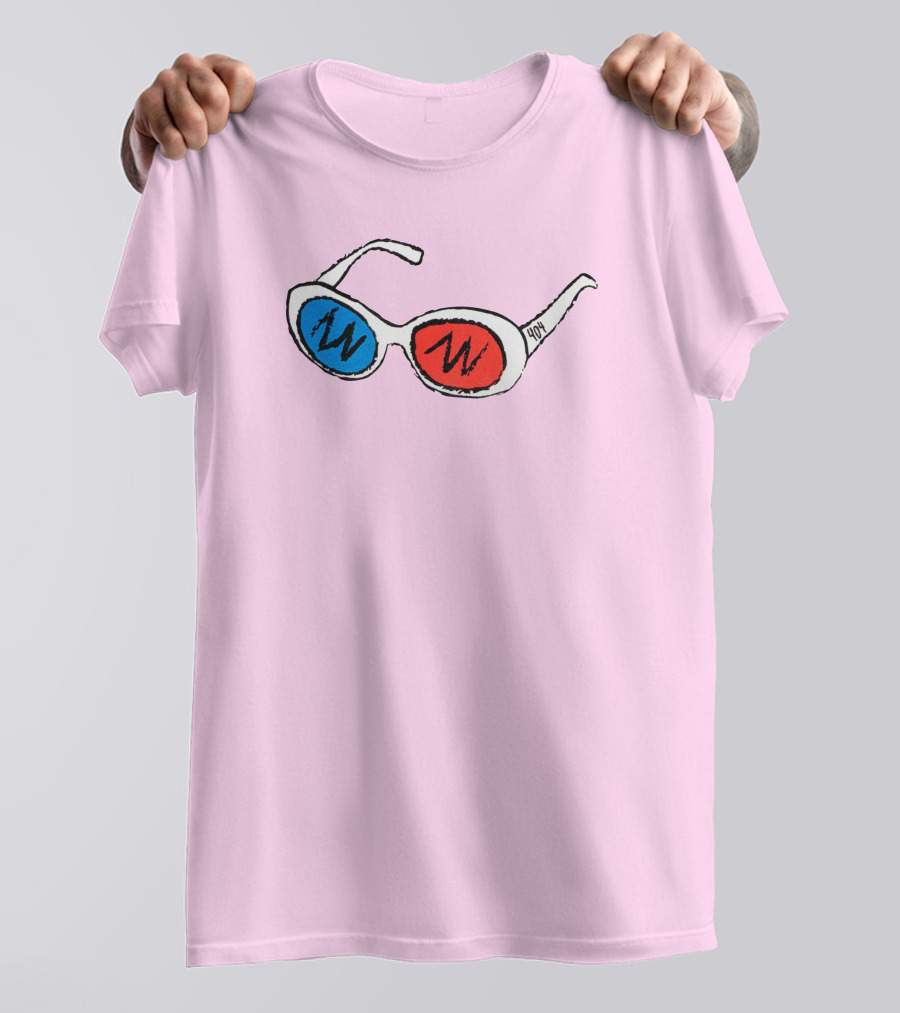 George 3D Goggles Blue Red Lenses T-Shirt
