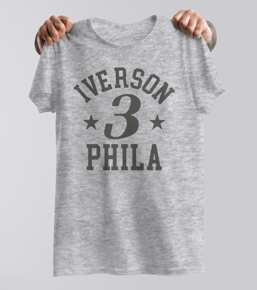 Iverson 3 Phila Stars Basketball Philadelphia T-Shirt