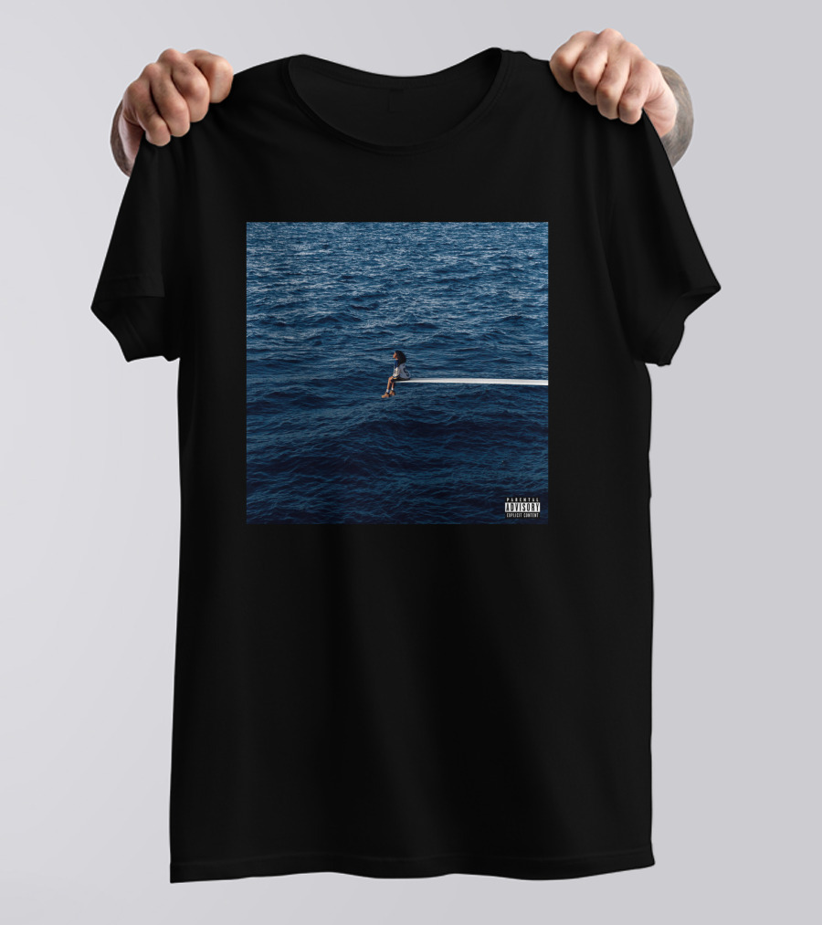 I Survived The Sza Drought SOS Album Cover Ocean T-Shirt