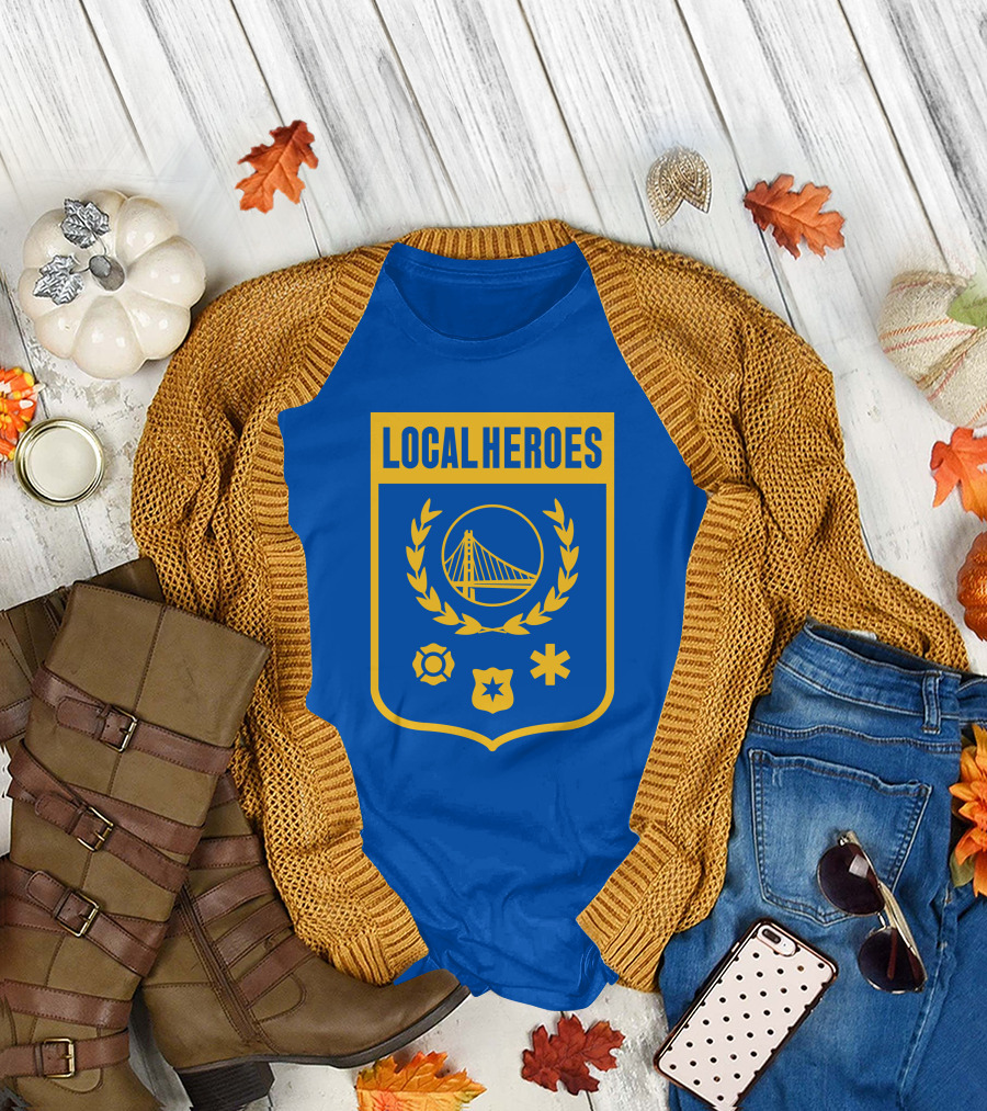 Local Heroes Badge With Bridge And Emblems T-Shirt