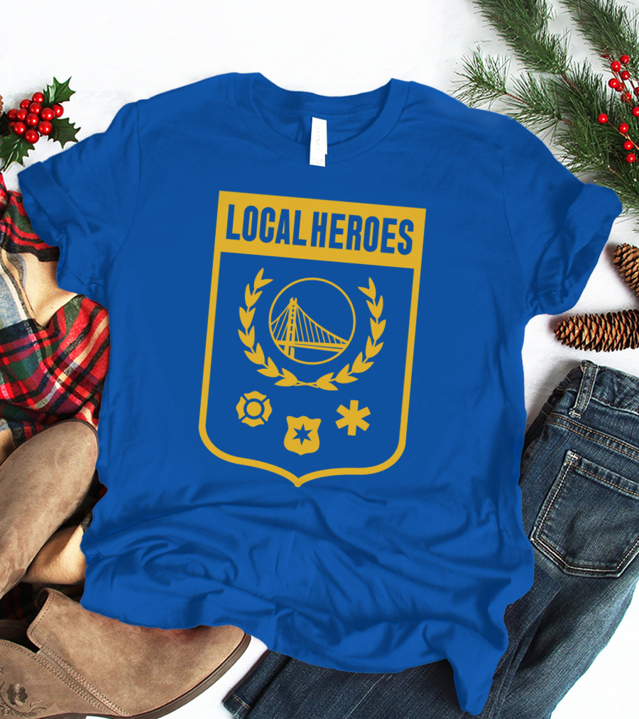 Local Heroes Badge With Bridge And Emblems T-Shirt