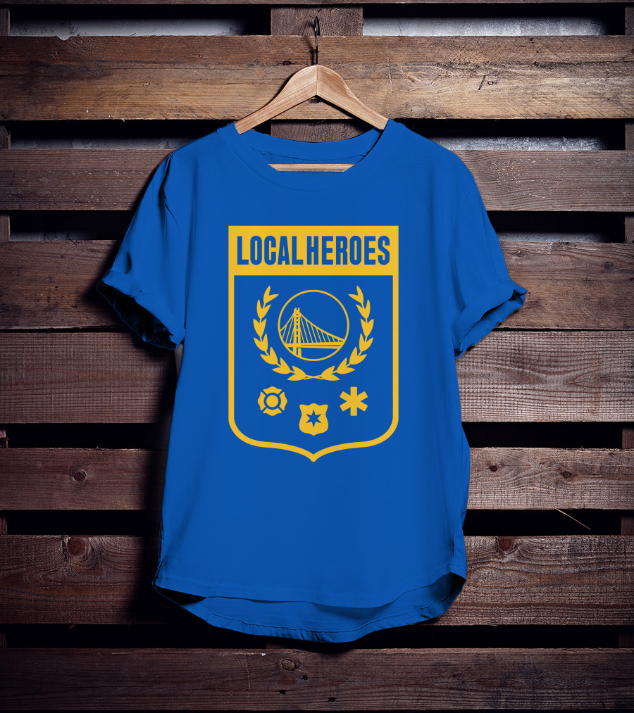 Local Heroes Badge With Bridge And Emblems T-Shirt