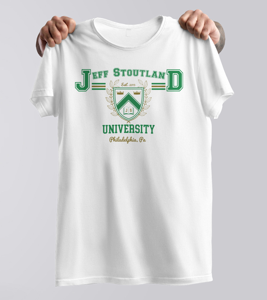 Jeff Stoutland University Philadelphia Pa Est. 2013 Crest T-Shirt