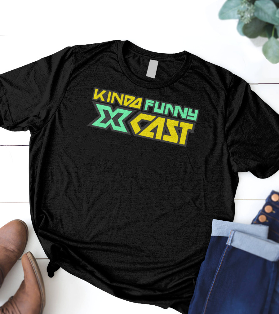 Kinda Funny Xcast Performance Gaming Podcast T-Shirt