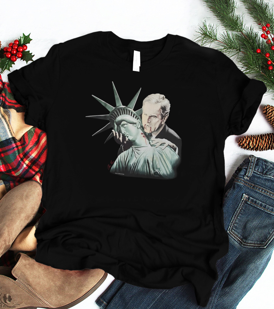 2005 George Bush Alex Ross Vampire Lady Liberty Sean Wotherspoon Vintage Rap T-Shirt