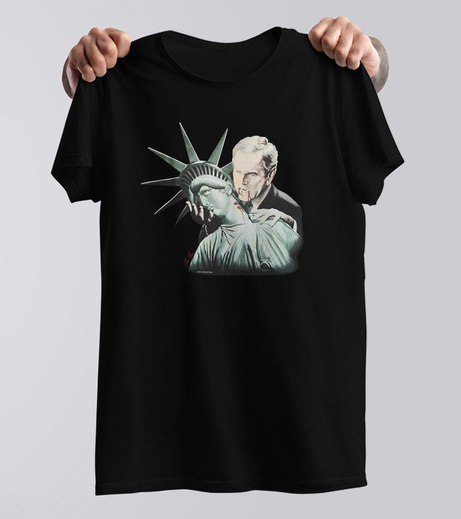 2005 George Bush Alex Ross Vampire Lady Liberty Sean Wotherspoon Vintage Rap T-Shirt