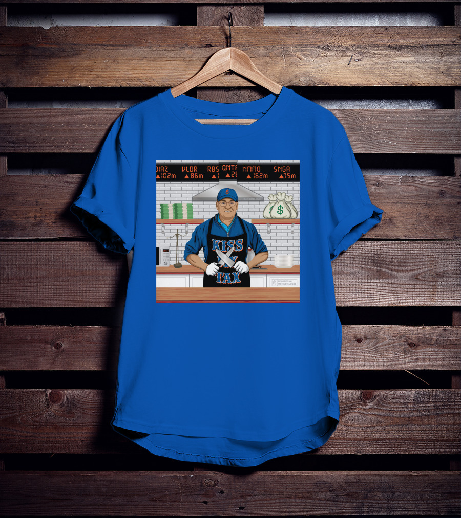 Kiss My Tex New York Money Chef Stock Market Cooking T-Shirt