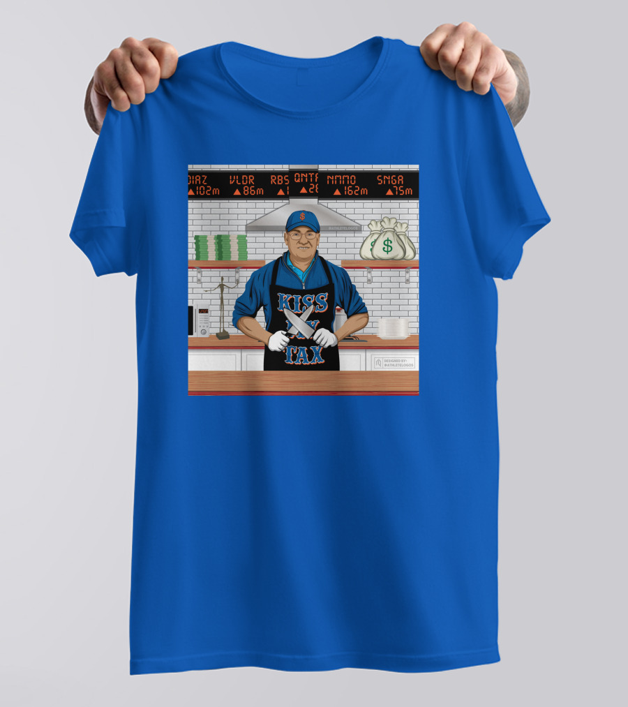 Kiss My Tex New York Money Chef Stock Market Cooking T-Shirt