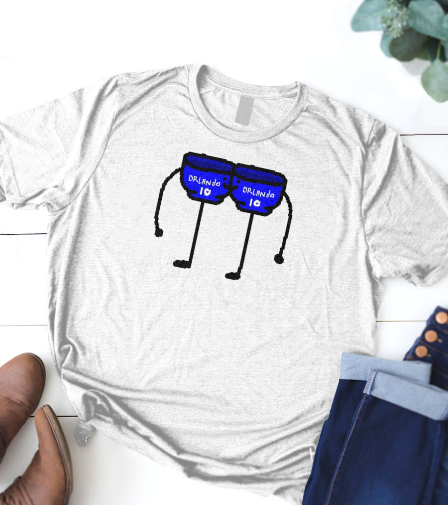 Bowl Bow Orlando Blue Cartoon Figure 10 DRlanda T-Shirt