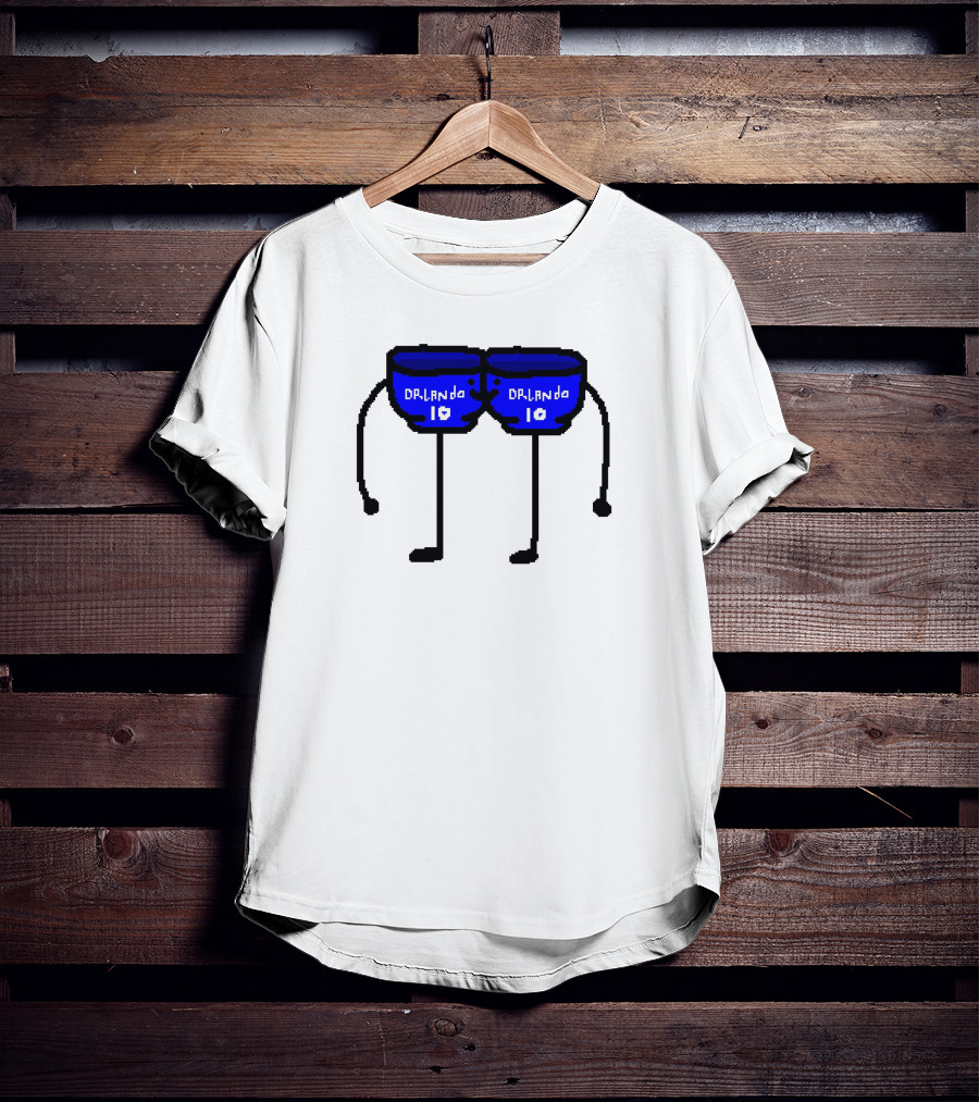 Bowl Bow Orlando Blue Cartoon Figure 10 DRlanda T-Shirt