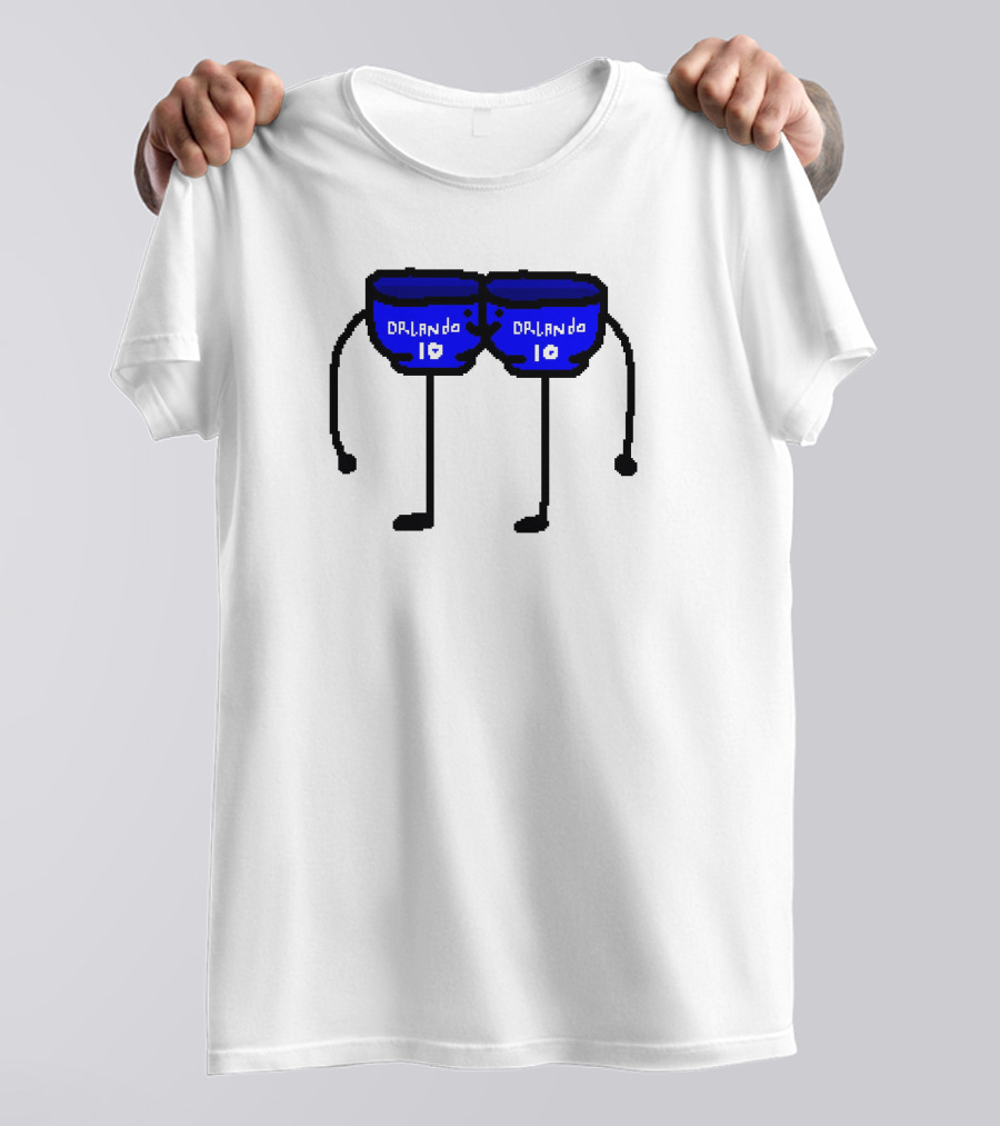 Bowl Bow Orlando Blue Cartoon Figure 10 DRlanda T-Shirt