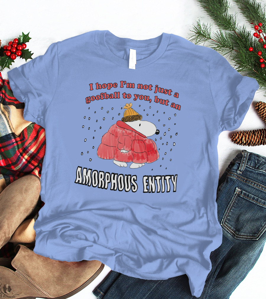 I Hope I'm Not Just A Goofball To You But An Amorphous Entity In Winter Wear T-Shirt