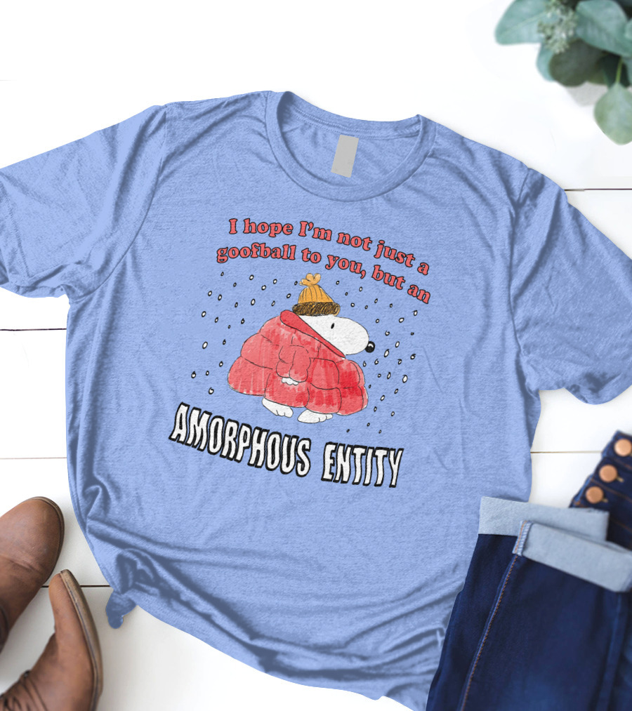 I Hope I'm Not Just A Goofball To You But An Amorphous Entity In Winter Wear T-Shirt