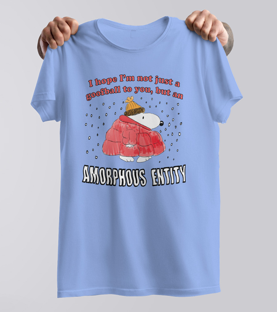 I Hope I'm Not Just A Goofball To You But An Amorphous Entity In Winter Wear T-Shirt